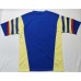 Club America 86/87 Home Yellow&Blue Soccer Jersey